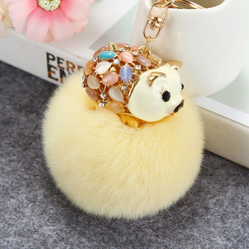 Lovely Water Drill Pig Key Holder For Girls Featuring Vibrant Colors