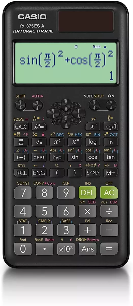 Casio FX-570ES Plus 2nd Edition Scientific Calculator, Black