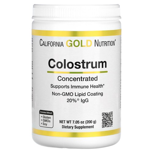 California Gold Nutrition Colostrum Highly Concentrated Instantized Egg-Free