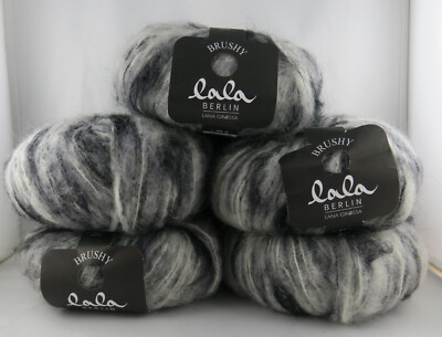 LANA GROSSA Lala Berlin Brushy  Farbe 106 - 5x50g = 250g - LANA GROSSA PAKET