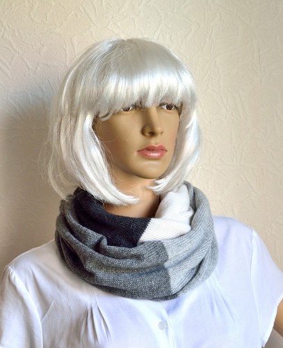 Hand made 100% cashmere snood scarf - Picture 2 of 5