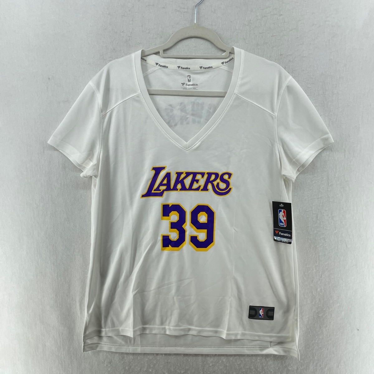Los Angeles Lakers Jersey Women's Sz L White #39 Dwight Howard NBA - Main Image