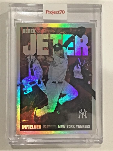 Topps Project 70 - # 618 Derek Jeter by Quiccs - Rainbow Foil /70