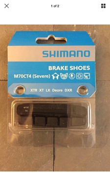 2 Pairs New Shimano Bike XTR XT LX Deore DXR M70CT4 MTB Cantilever Brake Pads