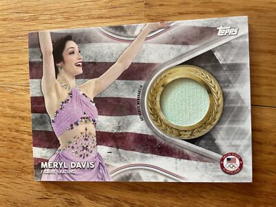 2018 Topps Olympics Memorabilia Silver Meryl Davis #/99