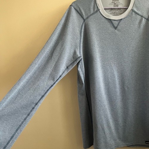 Patagonia Capiline PolarTec Langarmshirt hellblau leicht - Bild 4 von 7