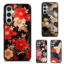 Samurai Japan ink Kimono For Samsung S25 S24 S23 S21 S22 FE Ultra TPU Phone Case