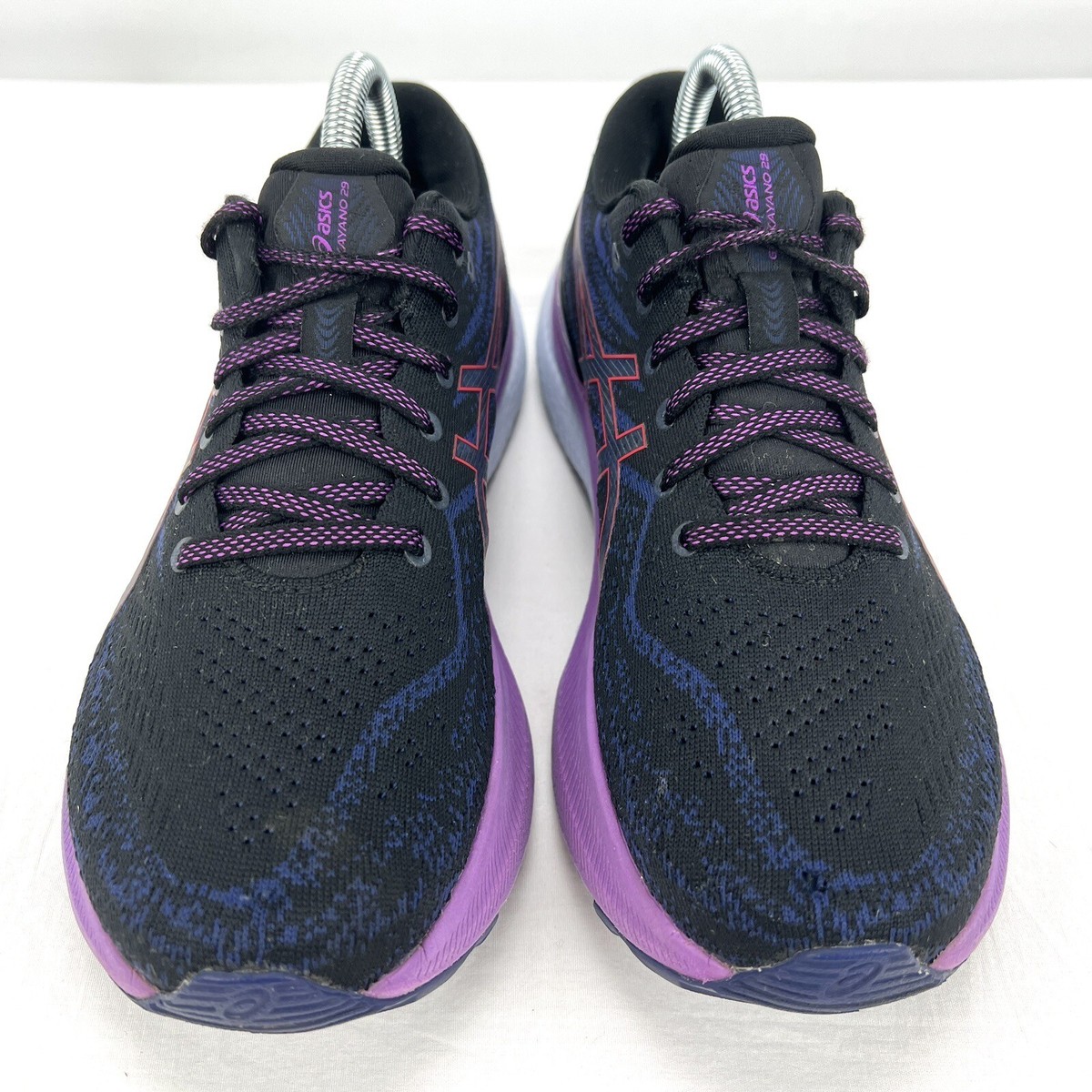 Asics Gel-Kayano 29 Womens Running Shoes Black & Purple Size