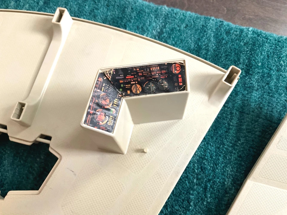 Juego Kenner 1978 Estrella de la Muerte Star Wars vintage piezas - lote de piso y soportes Foto 3 de 4