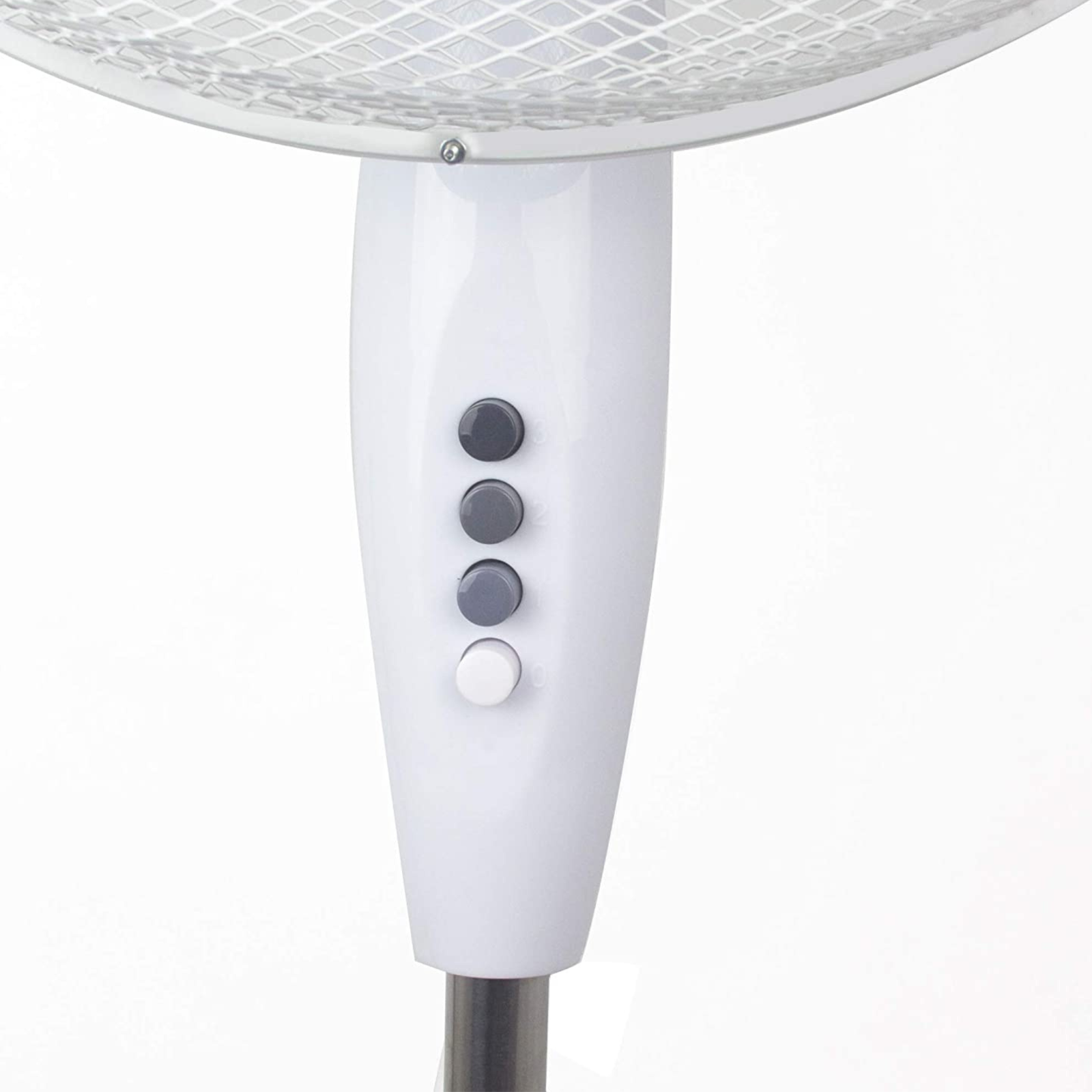 Floor Standing Pedestal Fan 16u0026#039;u0026#039; Oscillating Electric 3 Speed Air  Cooling White | eBay