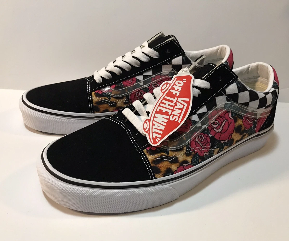 Tenis Vans Skool Check con blancas y negras W10 M8.5 parte superior baja | eBay