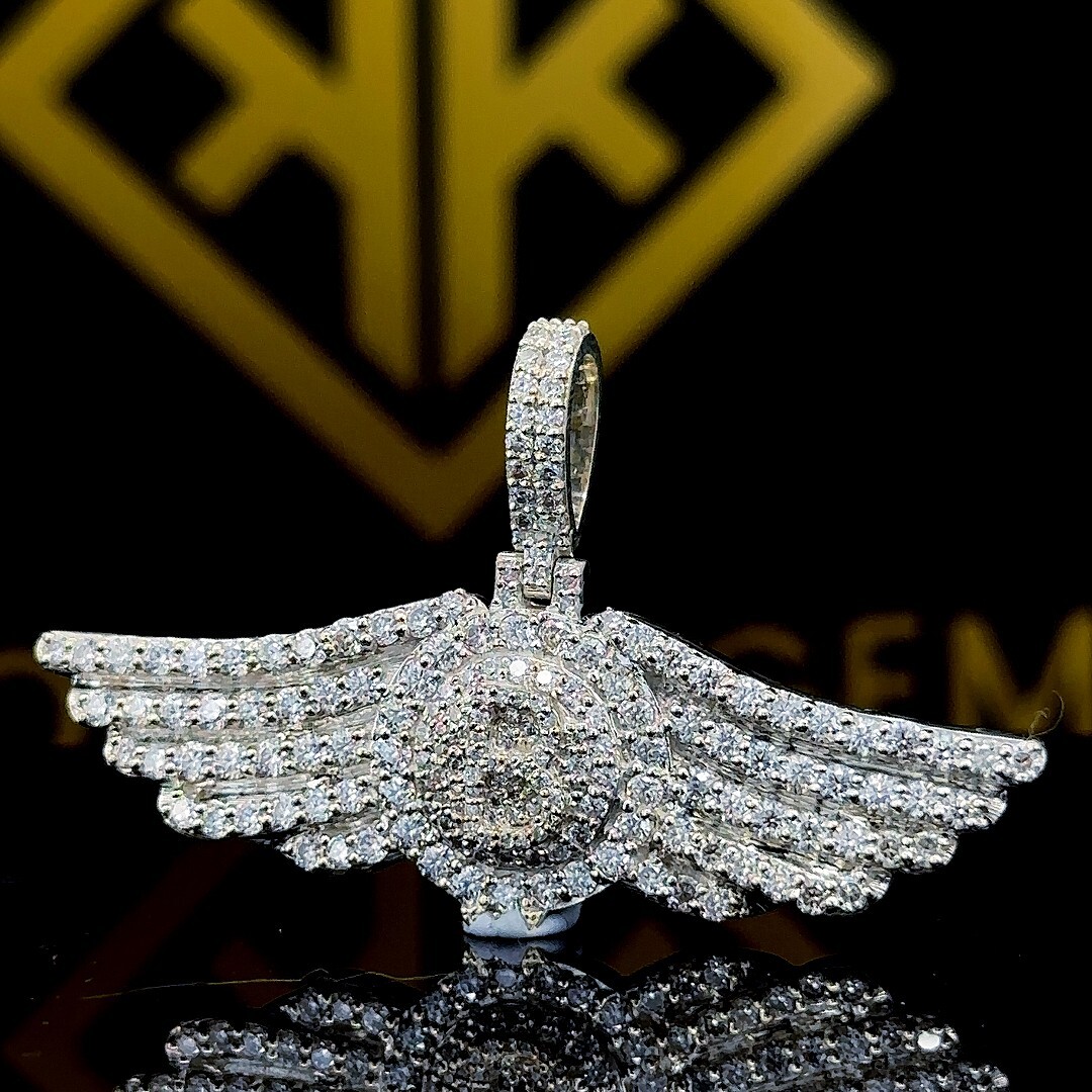 Tester Pass Moissanite Bentley Flying Custom B Logo Hip Hop
