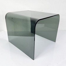 Tavolino basso di Design Vintage anni 80 90 Modernariato in plexiglass Comodino 