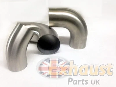 EXHAUST PARTS UK Stainless Exhaust Race Manifold Intercooler 1" 2" 2.5" 3" 1D Tight Mandrel Bend
