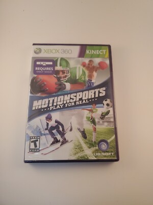 MotionSports: Play for Real - Xbox 360 Game - New Sealed