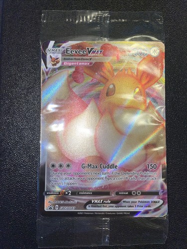 Eevee VMAX SWSH087 | Holo Pokémon Karte | Black Star Promo | Neuwertig **VERSIEGELT**