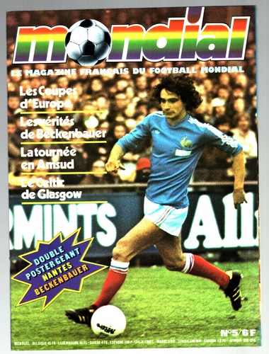FOOTBALL MONDIAL N°95 (1988) - FC PORTO MADJER + FRANCESCOLI + POSTER ROCHETEAU