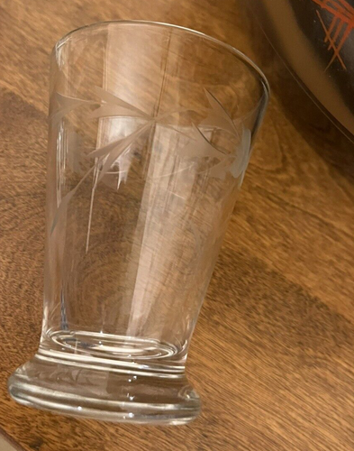 Noritake Sasaki Shot Glasses Set of 5 Vintage Floral Etched Made In Japan 1950s - Picture 3 of 3