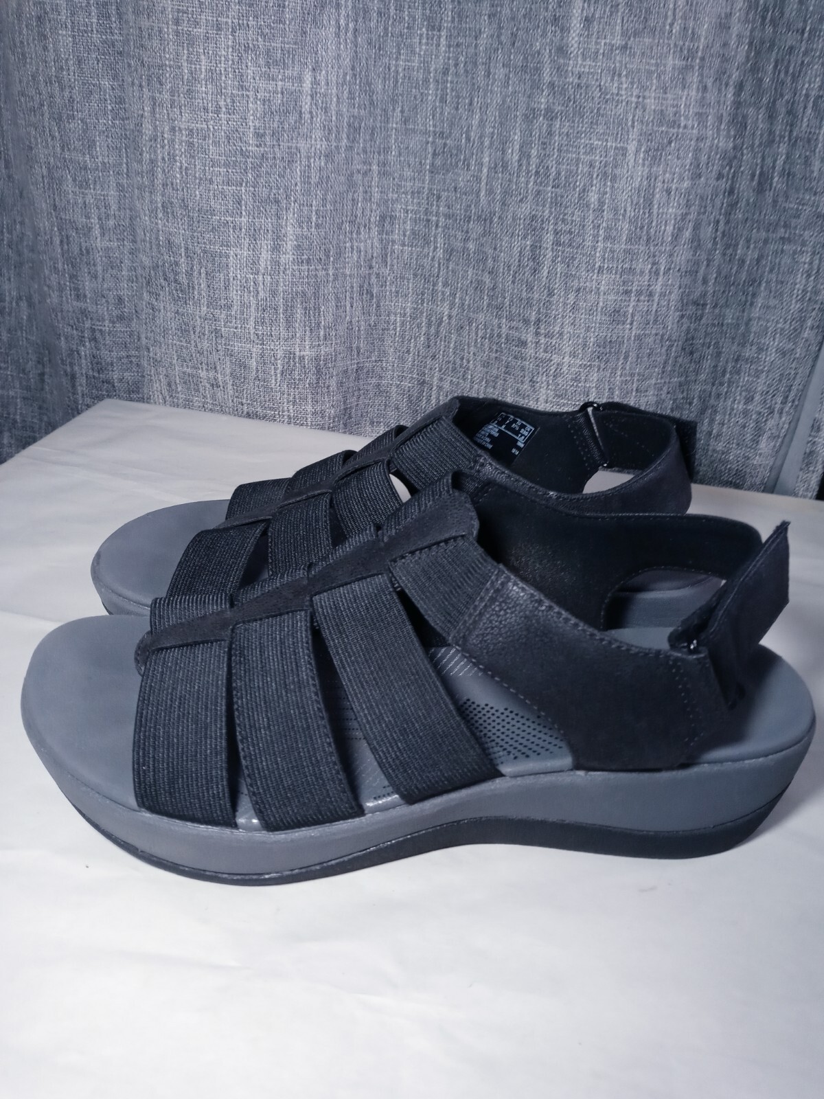 Clarks Cloudsteppers Women's Arla Shaylie Black Slingback Strappy Sandals  Size 7 | eBay