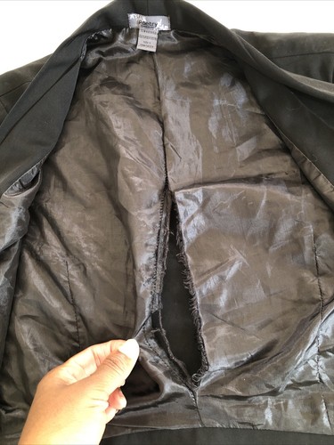 POETRY clothing ladies SMALL crop Blazer Black LINED jacket - Picture 4 of 7
