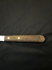 Vtg Stainless Waverly Edge Serrated Carving Knife 8" Blade Wooden Handle USA — photo 2