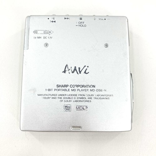 Sharp MD-DS8-S Portable Minidisc Player MDLP Silver Auvi Japan For parts - Picture 2 of 8