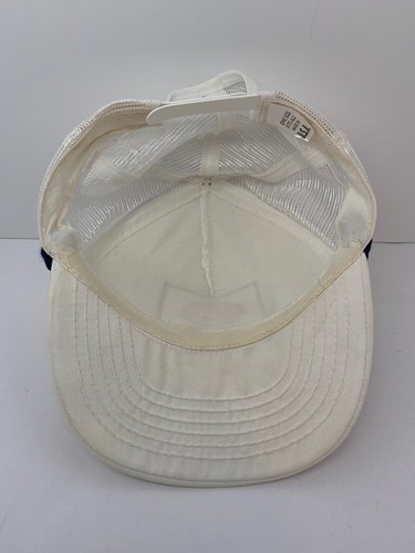 Vintage AC Rochester Hat with Patch Trucker Cap Snapback Rope White USA - Picture 8 of 12