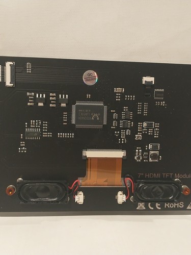 7 Inch Raspberry Pi 4 Model B Touch Screen 1024x600 IPS TFT LCD with Speaker Bra - Afbeelding 10 van 15