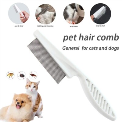Metal Head Lice Comb Fine Tooth | Pet Dog Cat Flea Hair Kids Nit Eggs Removal