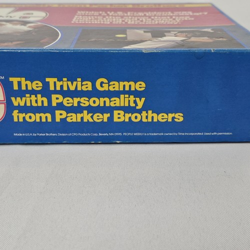 Vintage 1984 People Weekly Board Game Mild Outer Wear Inside Items Sealed READ⬇ - Picture 4 of 16