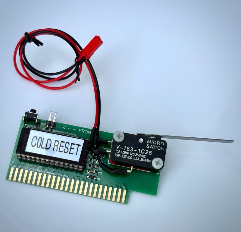 Apple II, II+  COLD  reset card,  latest Firmware V2.0 (Please read to the end)