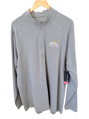 Travis Mathew CORONA Beer Prestige Performance 1/2 Zip Golf Shirt Sz 2XL NWT