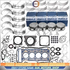 Engine Gasket Pistons Overhaul Rebuild Kit for Mercedes-Benz W203 W204 W211 1.8L
