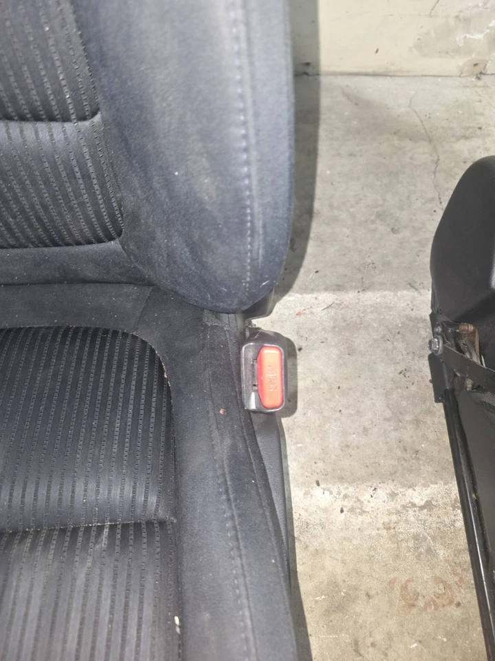 Juego de 6 asientos delanteros Mazda 2014-2016 conductor y pasajero OEM negro 14 15 16 Foto 2 de 4