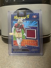 Fred Warner 2025 Panini Absolute Football Heroes Memorabilia  Patch /115 