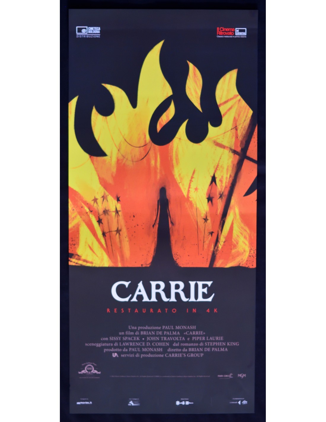 Locandina originale film Carrie - Lo sguardo di Satana (1976) - Regia di Brian De Palma