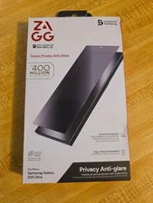 NEW ZAGG InvisibleShield Fusion PRIVACY Glass Protector Samsung Galaxy S25 Ultra