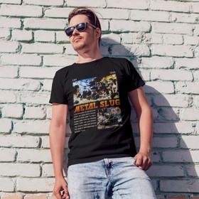 SNK PLAYMORE Metal Slug Official Game Shirt TM Neo Geo PROMO