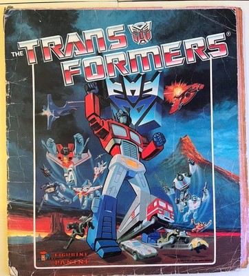 Transformers (1986) Panini Sticker Album - Near Complete Hong Kong Version Rare 