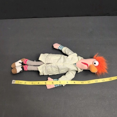 Muppets Beaker 13" Plush Stuffed Animal Vision Disney World Land Toy *Defects* - Picture 7 of 7