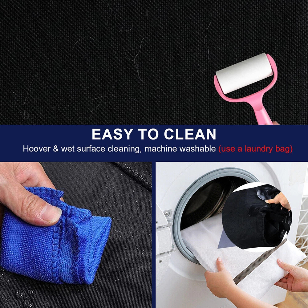 Car Boot Cargo Liner Trunk Protector Dog Pet Mat for Most Cars Trucks SUV Black