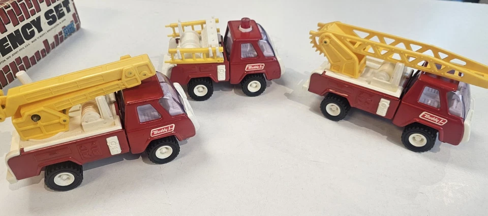 Juego de Emergencia Buddy L BRUTE Nº4981 Acero Resistente Vintage '73 Muy Buen Estado Foto 3 de 4