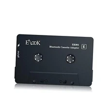  Car Audio Receiver, Bluetooth Cassette Receiver Tape Aux Adapter Player Black