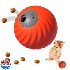 Interactive Cat Ball Toys- 2025 New Bouncing Slow Feeder, Durable Motion Acti...
