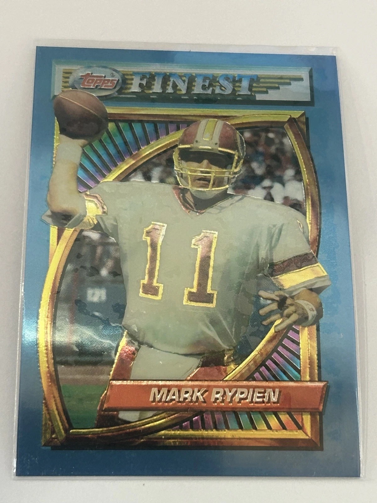 1994 Topps Finest - Mark Rypien #9