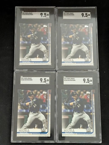 (Lot of 4) 2019 Topps Update Keston Hiura RC Rookie SGC 9.5 Mint Plus *Rockies  - Picture 1 of 2