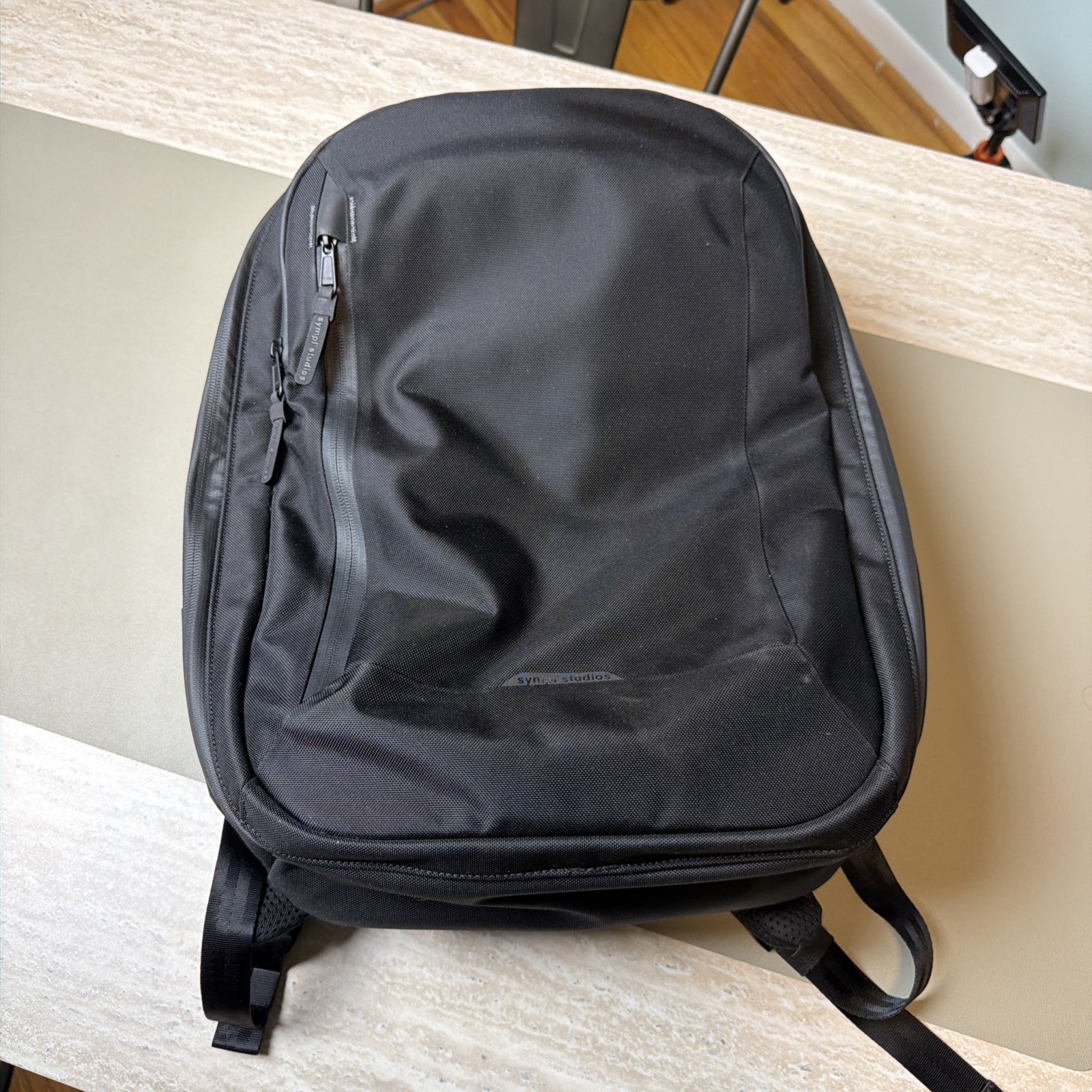 Sympl Commuter Pack 20L Black ballistic Nylon Travel EDC Backpack