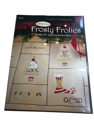 FROSTY FROLICS OESD 47 Designs CD Machine Embroidery Debbie Taylor Kerman Xmas