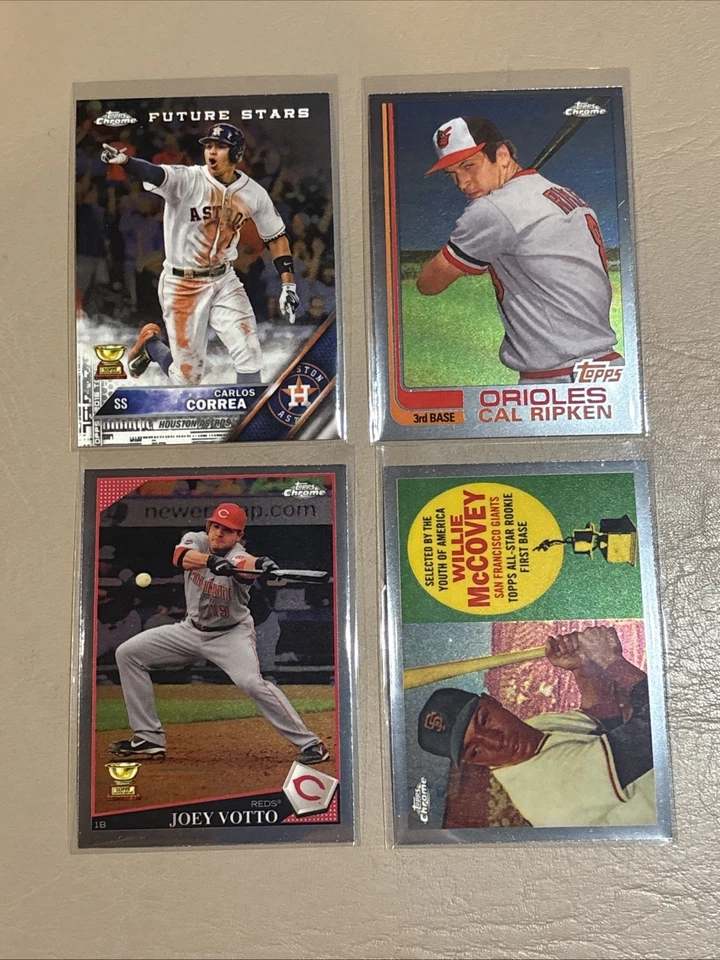 2017 Topps Chrome Update All-Rookie RC Cup 20 Card Set Griffey Trout Ripken + - Image 3 of 3