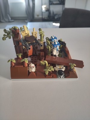 LEGO Star Wars MOC Diorama mit Klontruppen & Droiden